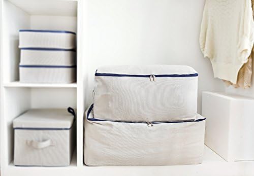 Large Canvas Soft Bedding, Garment Storage Organizer Bag - Image 7