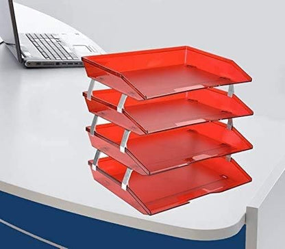 Acrimet Facility 4 Tier Letter Tray, Side Load, Letter Size/A4, Desktop File - Image 4