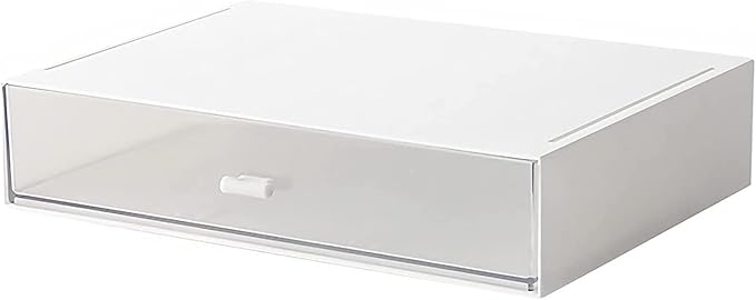 Desk Organizer with Drawers Stackable Storage Drawers, Plastic Compact Desk by kulusion