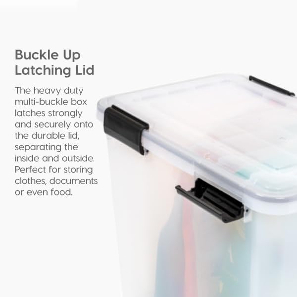 IRIS USA WeatherPro 103 Qt Storage Bins - Image 3