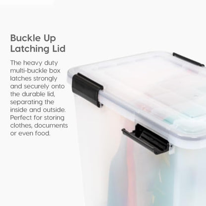 IRIS USA WeatherPro 103 Qt Storage Bins - Image 3