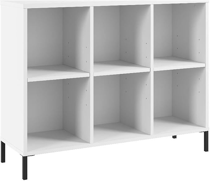 Bush Furniture Essence 6 Cube Organizer in White | Organizers and Shelves by BushHome