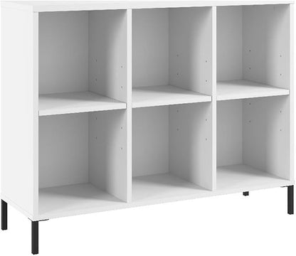 Bush Furniture Essence 6 Cube Organizer in White | Organizers and Shelves by BushHome