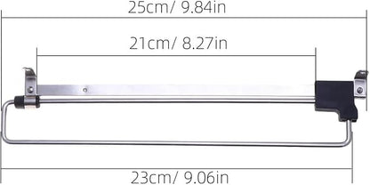 ABOOFAN 3 Pcs Retractable Closet Rod Sliding Clothes Hanger - Image 4