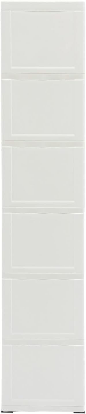 6 Drawers Narrow Slim Plastic Storage Cabinet, Storage Drawer - Image 9