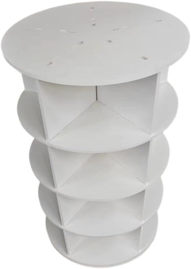 7 Tier Spinning Shoes Organizer Tower, Space-Saving 360° Revolving Shoe Rack - Image 5