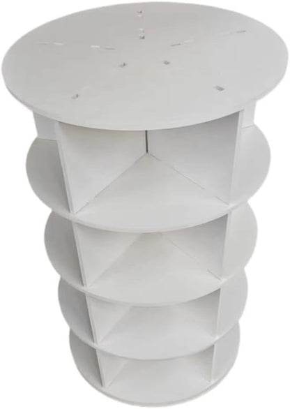 7 Tier Spinning Shoes Organizer Tower, Space-Saving 360° Revolving Shoe Rack - Image 5