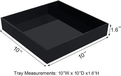 Waterproof Acrylic Vanity Tray, Remote Control Sturdy Valet Tray Organizer - Image 2