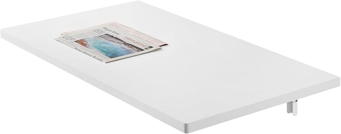 VEVOR Wall Mounted Folding Table, 35.4 x 19.7 inches Wall Mount Table, Floating - Image 9