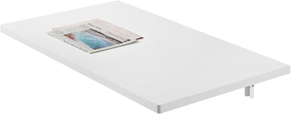 VEVOR Wall Mounted Folding Table, 35.4 x 19.7 inches Wall Mount Table, Floating - Image 9