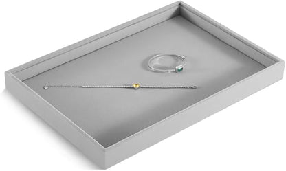 Velvet Stackable Jewelry Display Flat Tray - Image 4