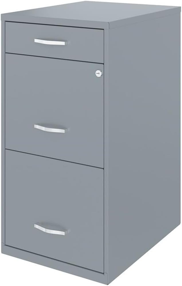 Scranton & Co 18" 3-Drawer Metal Filing Cabinet - Image 4