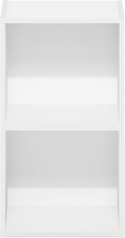 Furinno PASIR Book Shelf, 2-Tier Modern Bookshelf, Open Shelves Bookcase 9 x 12 - Image 7