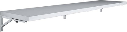 AmGood Stainless Steel Folding Wall Shelf 18 in. x 72 in. | NSF | Concession by AmGood