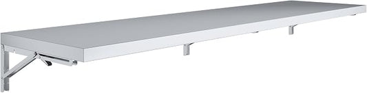 AmGood Stainless Steel Folding Wall Shelf 18 in. x 72 in. | NSF | Concession by AmGood