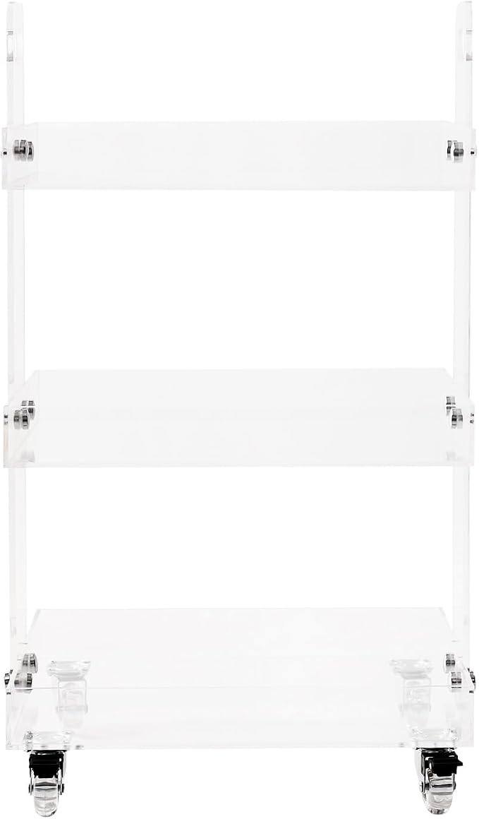 3-Tier Acrylic Utility Rolling Cart - Image 6