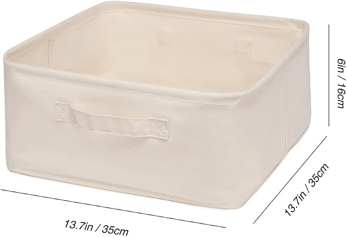 Decorative Basket Rectangular Fabric Storage Bin Organizer Basket - Image 6