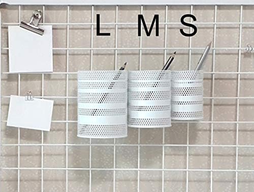 Metal Hook Wall Mounted Pen Pencil Holder, Office Desk Organizer - Image 7