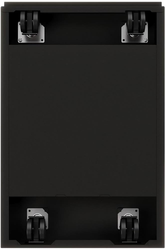 Pemberly Row 3 Drawers 27.75" Vertical Black Metal Filing Cabinet Lockable - Image 2