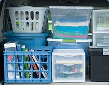 Sterilite 17918004 Compact Portable 3 Storage Drawer Organizer Cabinet - Image 6