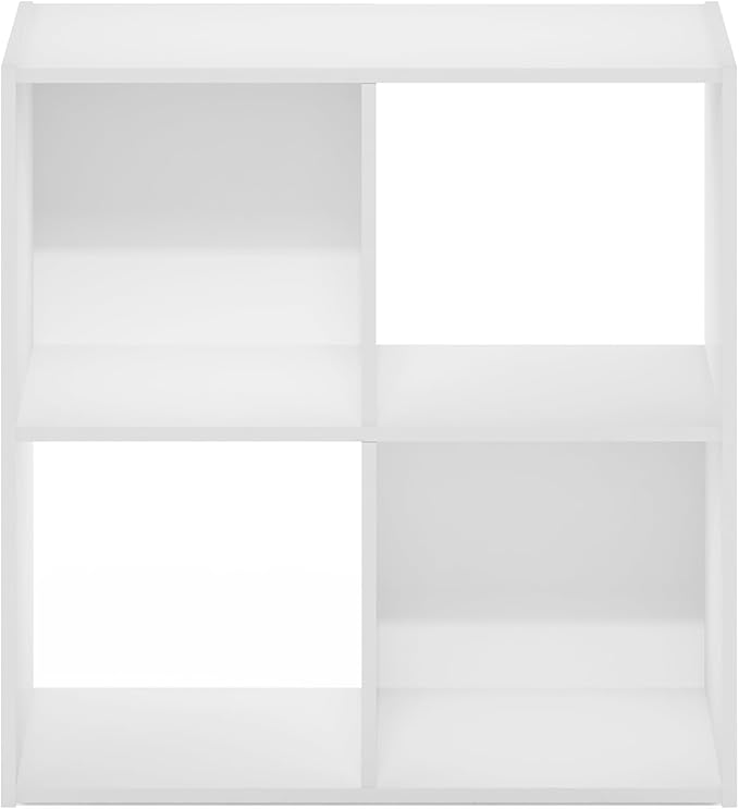 Furinno PELLI Book Shelf, 4-Cube Bookshelf - Image 5