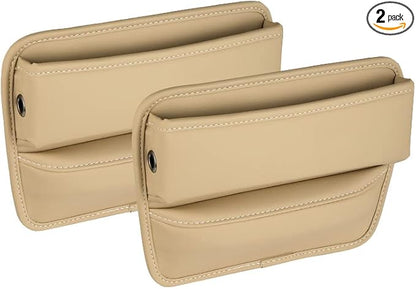 Riloer Car Organizers for Gap Leather Waterproof Car Seat Gap Fillers for Cars by Riloer