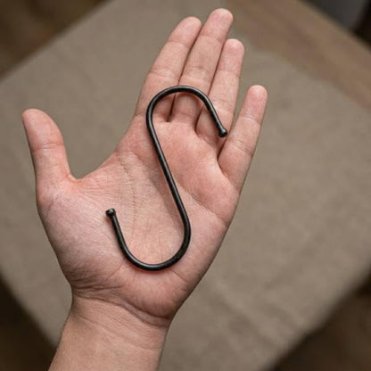WHITECLOUDZ 20-Pack Black S Hooks - Image 3