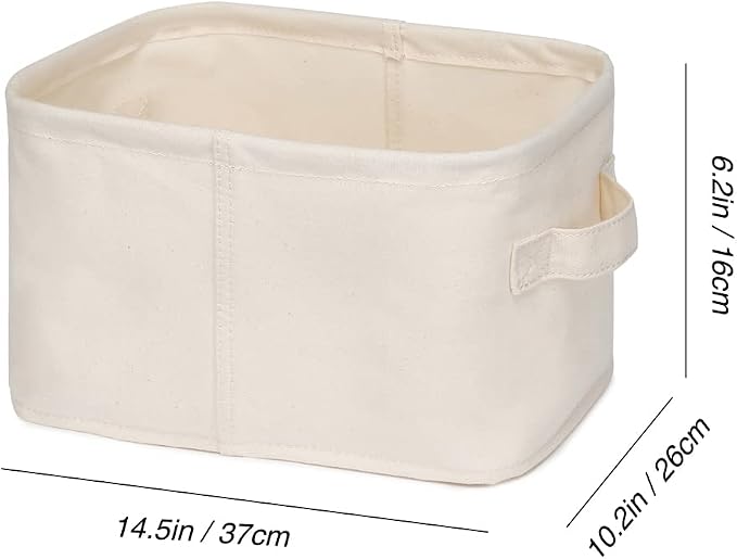 Decorative Basket Rectangular Fabric Storage Bin Organizer Basket - Image 6