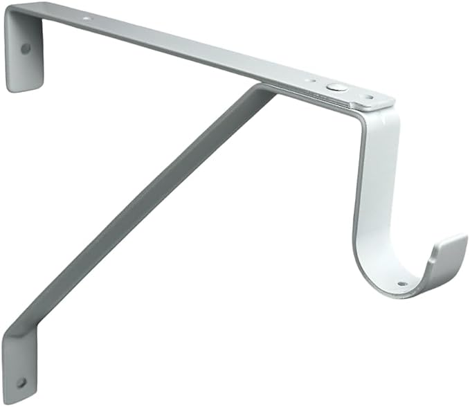 QCAA Heavy Duty Adjustable Shelf Rod Support Bracket by QCAAHardware