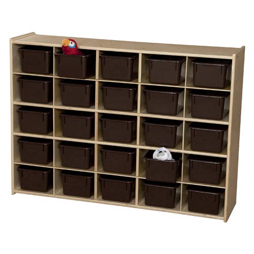 Contender Birch 25 Cubby Tray Cabinet - Image 3