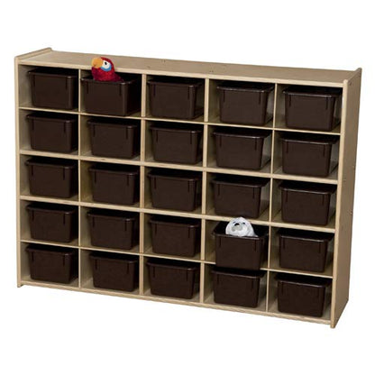 Contender Birch 25 Cubby Tray Cabinet - Image 3