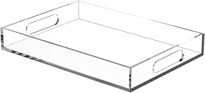 Acrylic Organizer Tray with Handle by Brand