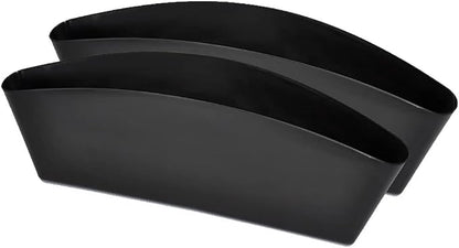Riloer 2 Pcs Car Seat Pockets Plastic Car Console Side Organizer, Sturdy - Image 2