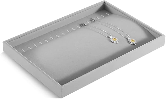 Velvet Jewelry Display Tray For Bracelet Pendant Necklace, Drawer Insert - Image 4