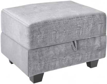 HONBAY Square Ottoman Module for Modular Sofa Couch, Square Ottoman - Image 9