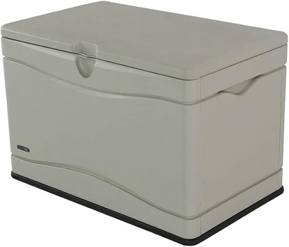 LIFETIME 60059 Black Bottom & Desert Sides and Lid Outdoor Storage Box-80 Gal by Lifetime