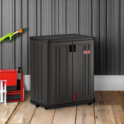 Suncast Heavy-Duty Resin Outdoor Storage Cabinet, Made in the USA - Image 2