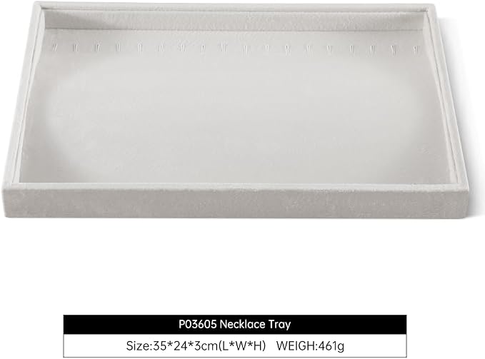 Velvet Jewelry Display Tray For Bracelet Pendant Necklace, Drawer Insert - Image 2