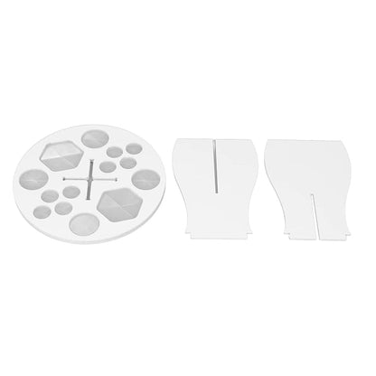 ZJchao Makeup Brush Drying Rack, 14 Holes Paint Brush Drying Holder Make Up - Image 4