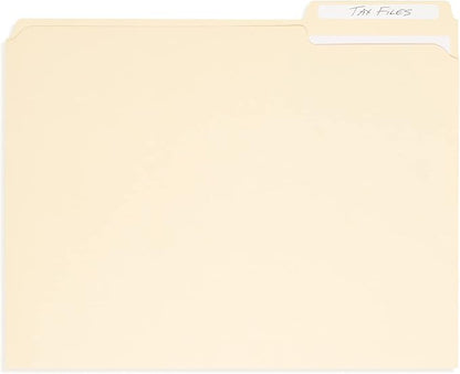100 Blue Summit Supplies Heavy Duty File Folders Letter Size - Image 7