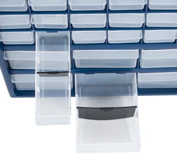 Plastic Storage Drawers – 42 Compartment Organizer – Desktop or Wall Mount - Image 5