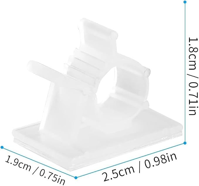 Viaky Self Adhesive Cable Clips, Wire Organize Cables Wire Management Clamps - Image 5