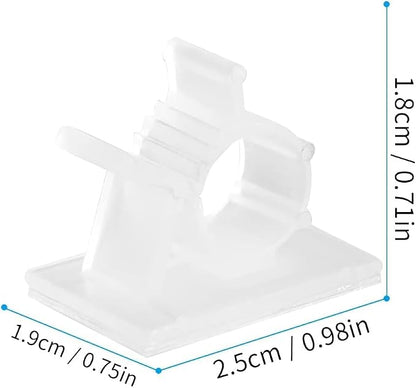 Viaky Self Adhesive Cable Clips, Wire Organize Cables Wire Management Clamps - Image 5