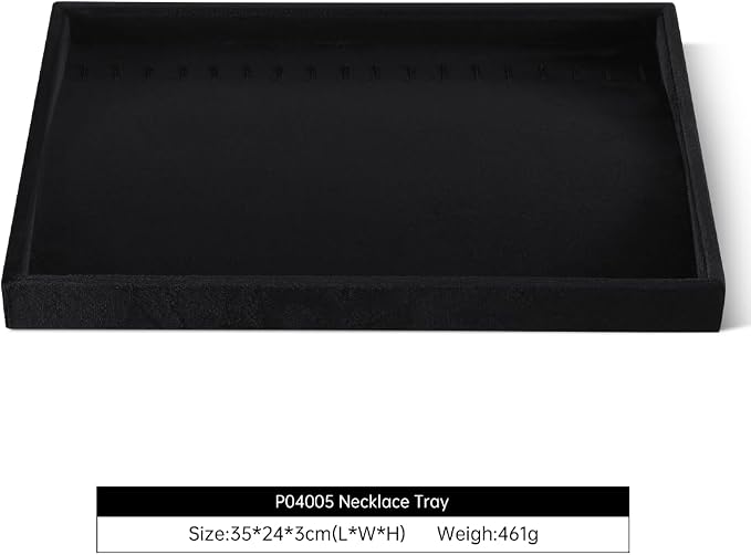 Velvet Jewelry Display Tray For Bracelet Pendant Necklace, Drawer Insert - Image 2