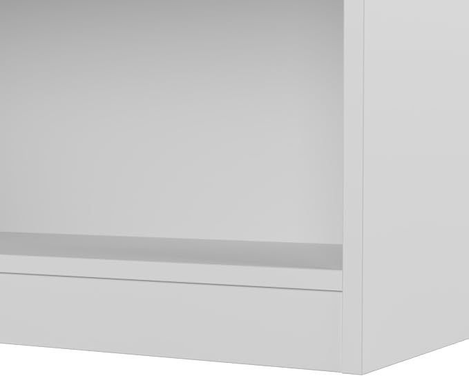 Bush Furniture Universal Small 2 Shelf Bookcase in White, Low Storage and - Image 9