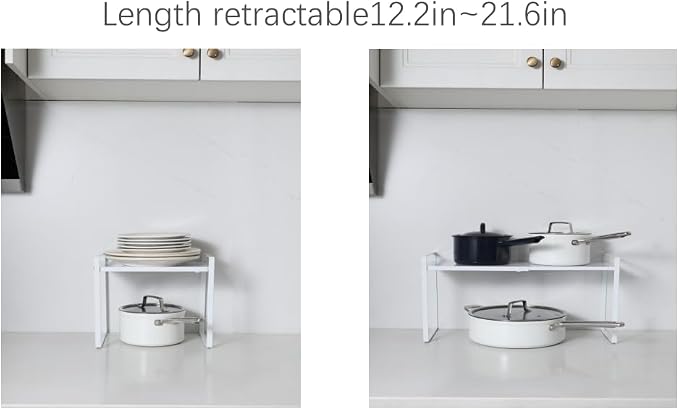 Expandable Cabinet Shelf Organizer Riser - Image 6