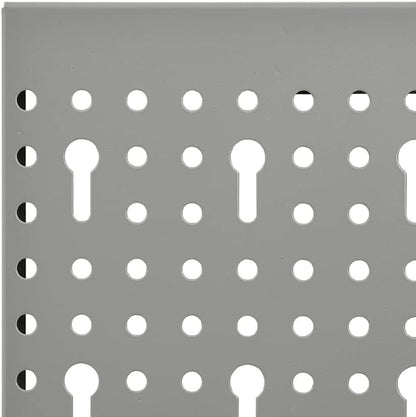 Wall-Mounted Peg Boards 4 pcs 15.7"x22.8" Steel 145350 - Image 6