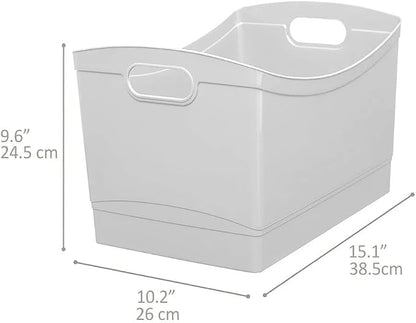 PYBAGYR Clear Utility Storage Organizer Bin - Image 2