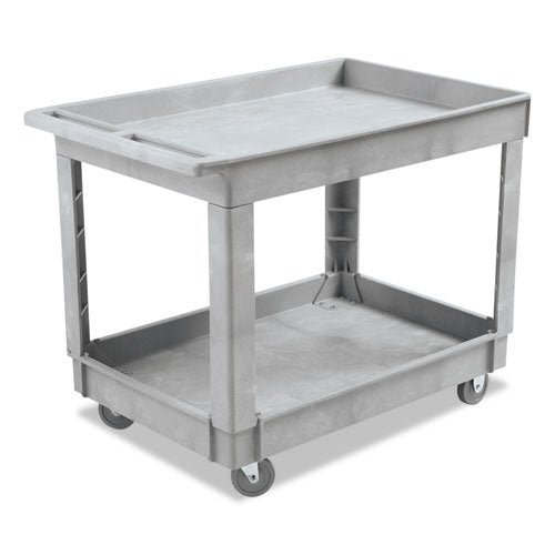 Two-Shelf Utility Cart, Plastic Resin by Unknown