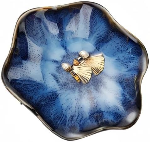 Binoster Gifts for Women Ceramic Jewelry Dish, Leaf Jewelry Tray Key Tray - Image 7